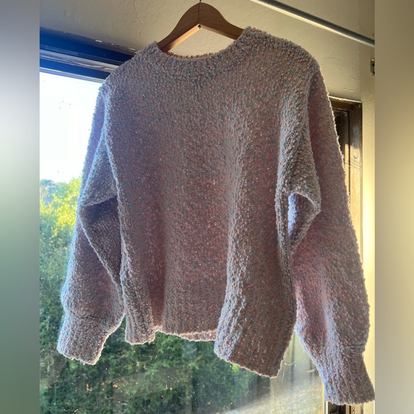 Chelsea & Theodore women’s pink and blue sweater size M - Picture 1 of 4